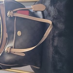 Coach bag and matching wallet